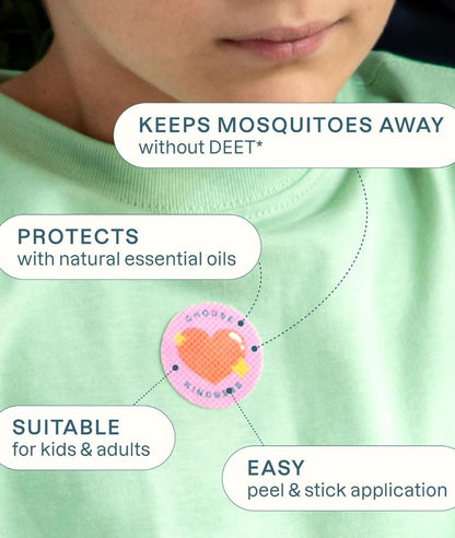 Cliganic Mosquito Repellent Stickers (90 Pack) – Image 2