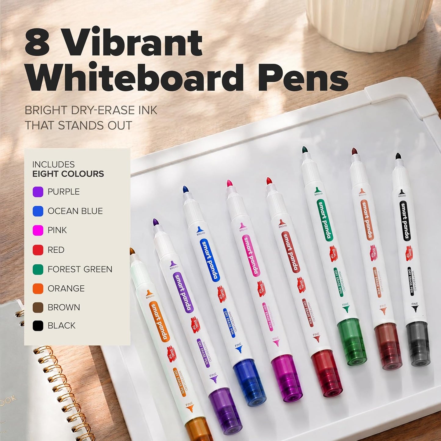 8 Whiteboard Pens