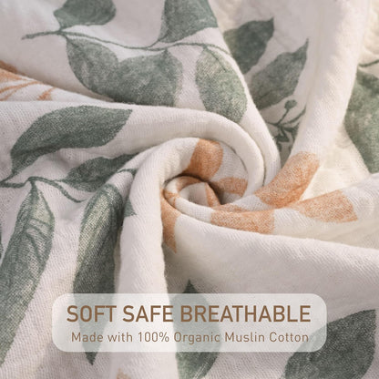 Soarwg Kids Muslin Cloth Baby Swaddle Cloths for Newborns, Pack of 3 Muslin Blanket