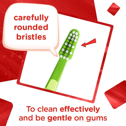Aquafresh Little Teeth Kids Toothbrush, Soft Bristles, Ages 3-5 year (Design may vary)