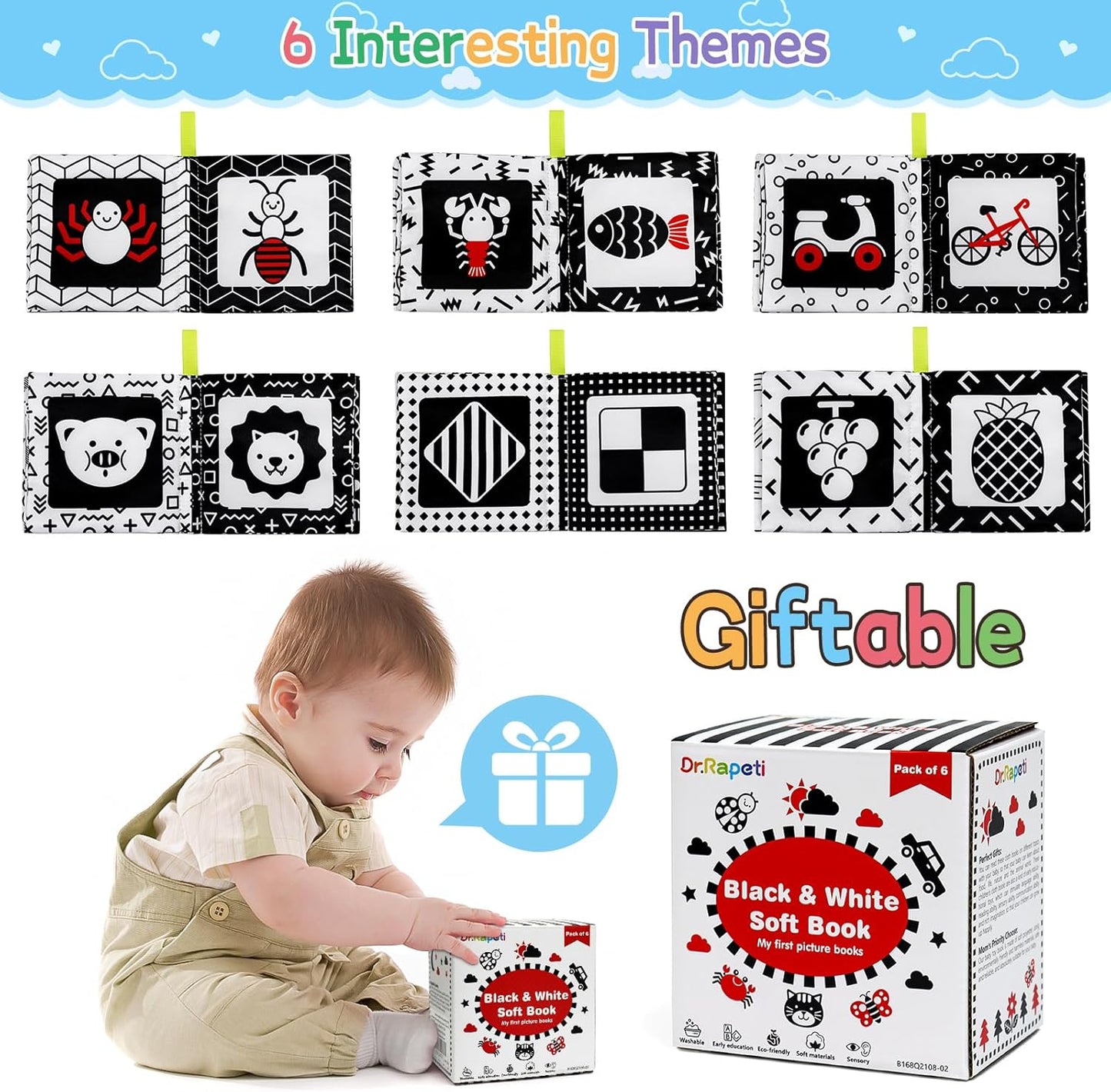 6 Pack Soft Books