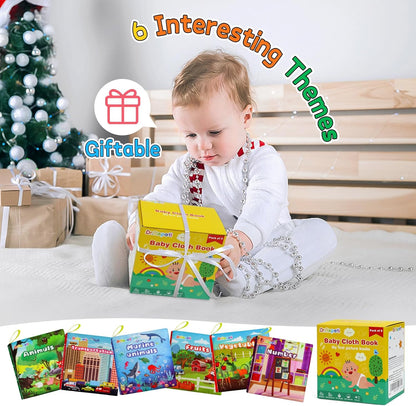 Soft Cloth Books Baby Books Bath Books 6-Pack
