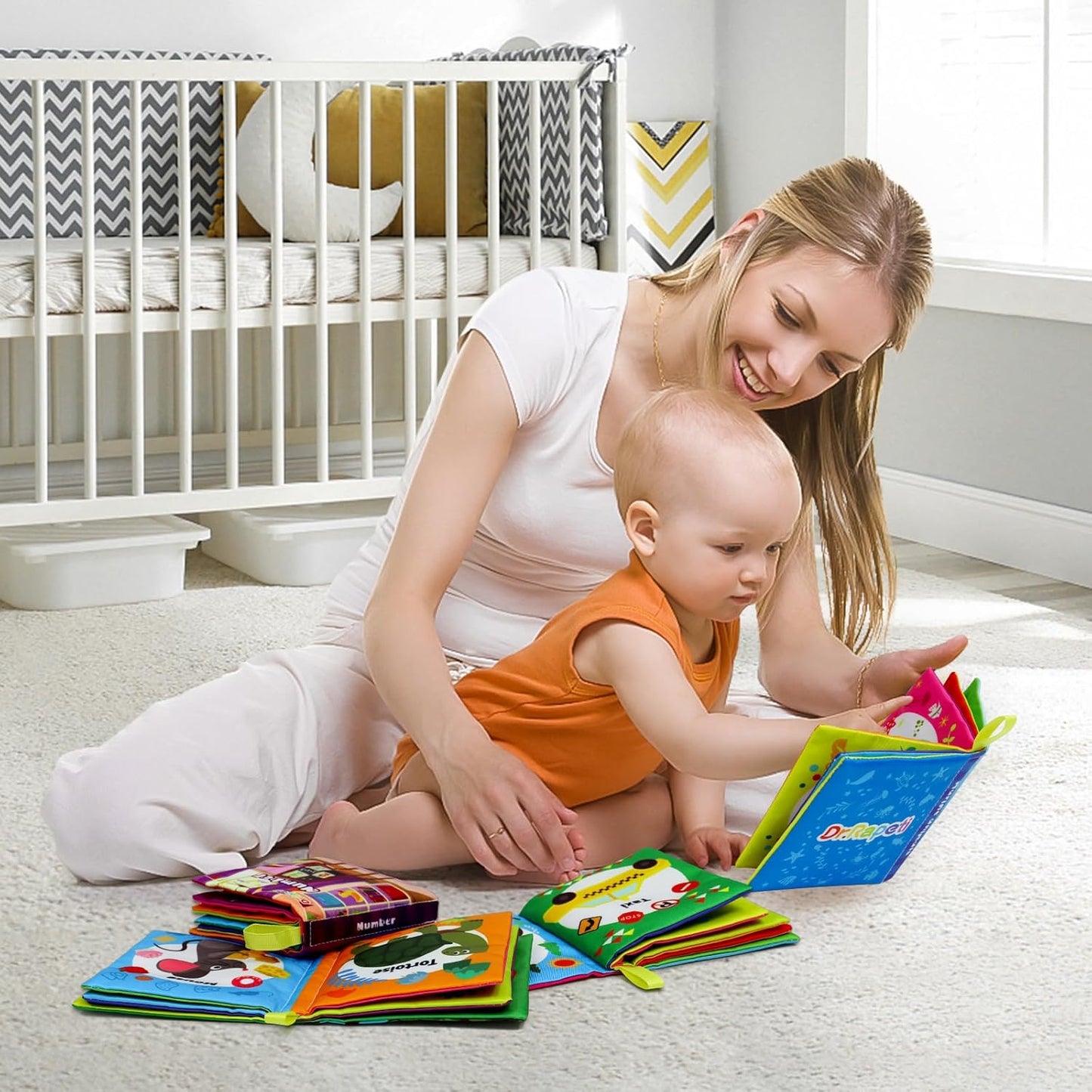 Soft Cloth Books Baby Books Bath Books 6-Pack