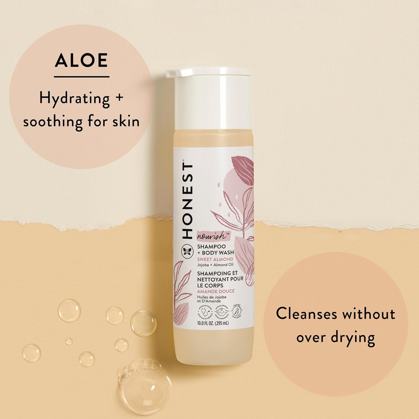The Honest  2-in-1 Cleansing Shampoo Body Wash 18 fl oz/ 532 ml