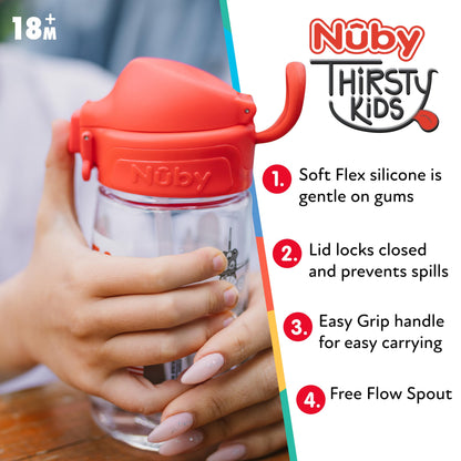Nuby Thirsty Kids Flip-It Blast Cup No-Spill Sippy Cup 415 ml 18 M+