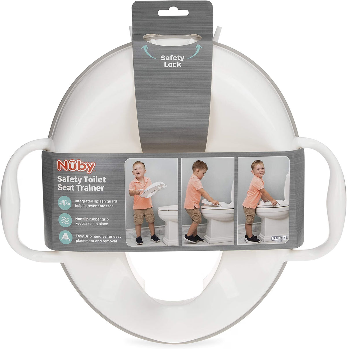 Nuby Toilet Seat Trainer – Non-Slip  Suitable for 12+ Months