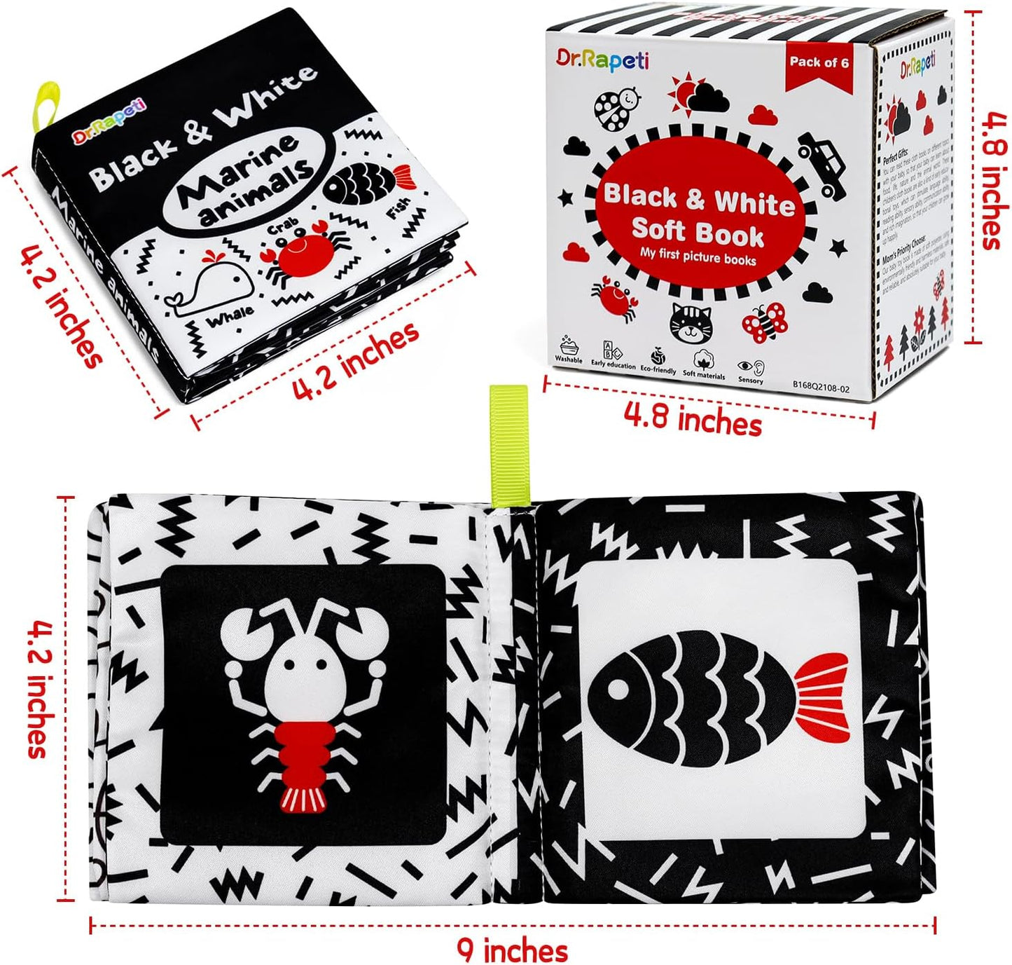 6 Pack Soft Books