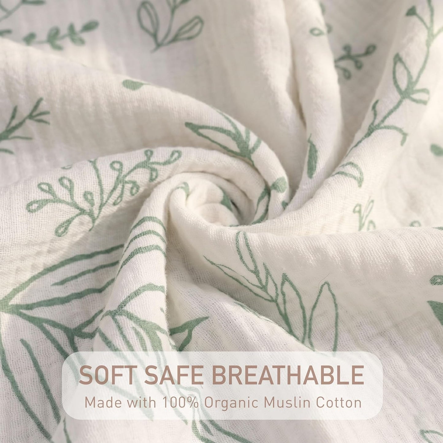 Soarwg Kids Muslin Cloth Baby Swaddle Cloths for Newborns, Pack of 3 Muslin Blanket