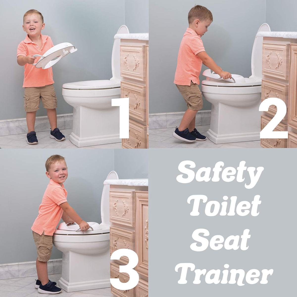 Nuby Toilet Seat Trainer – Non-Slip  Suitable for 12+ Months