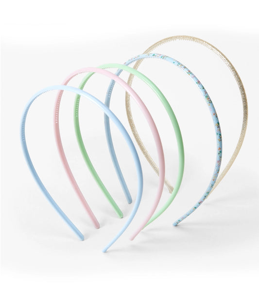 Claire's Club Pastel Headbands - 5 Pack