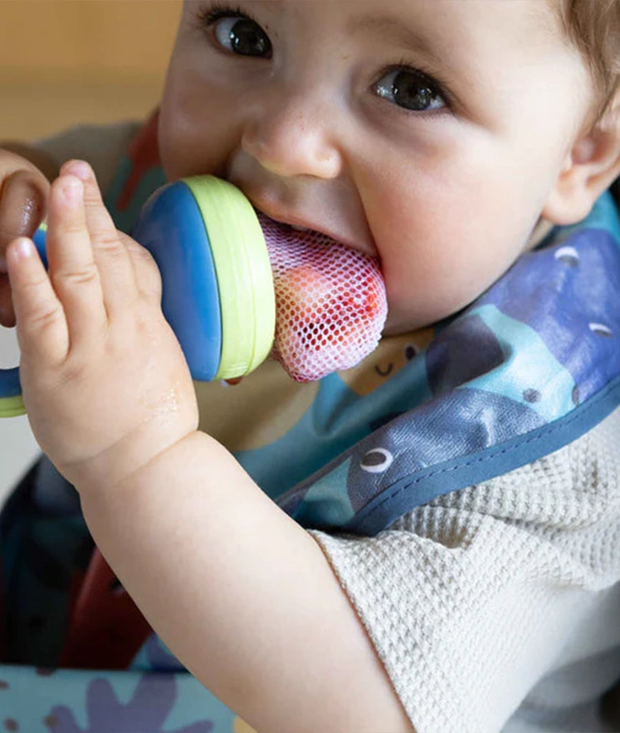 Nuby - The Nibbler with Hygienic Cover 6m+( color may vary) – Image 3