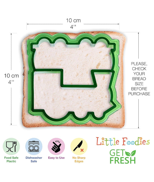 GET FRESH Sandwich & Veggie Cutter Set with 5 Shapes, 30 Pieces – Image 2