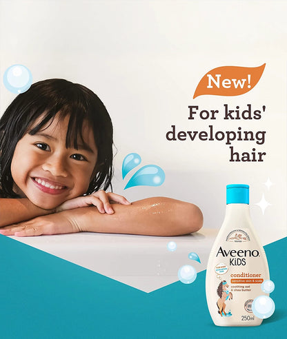 Aveeno Baby Kids Conditioner 250ml | Enriched with Soothing Oat &amp; Shea Butter – Image 6