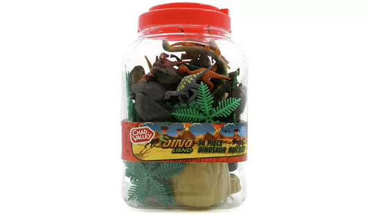 Chad Valley 50 Piece Dinosaur Bucket