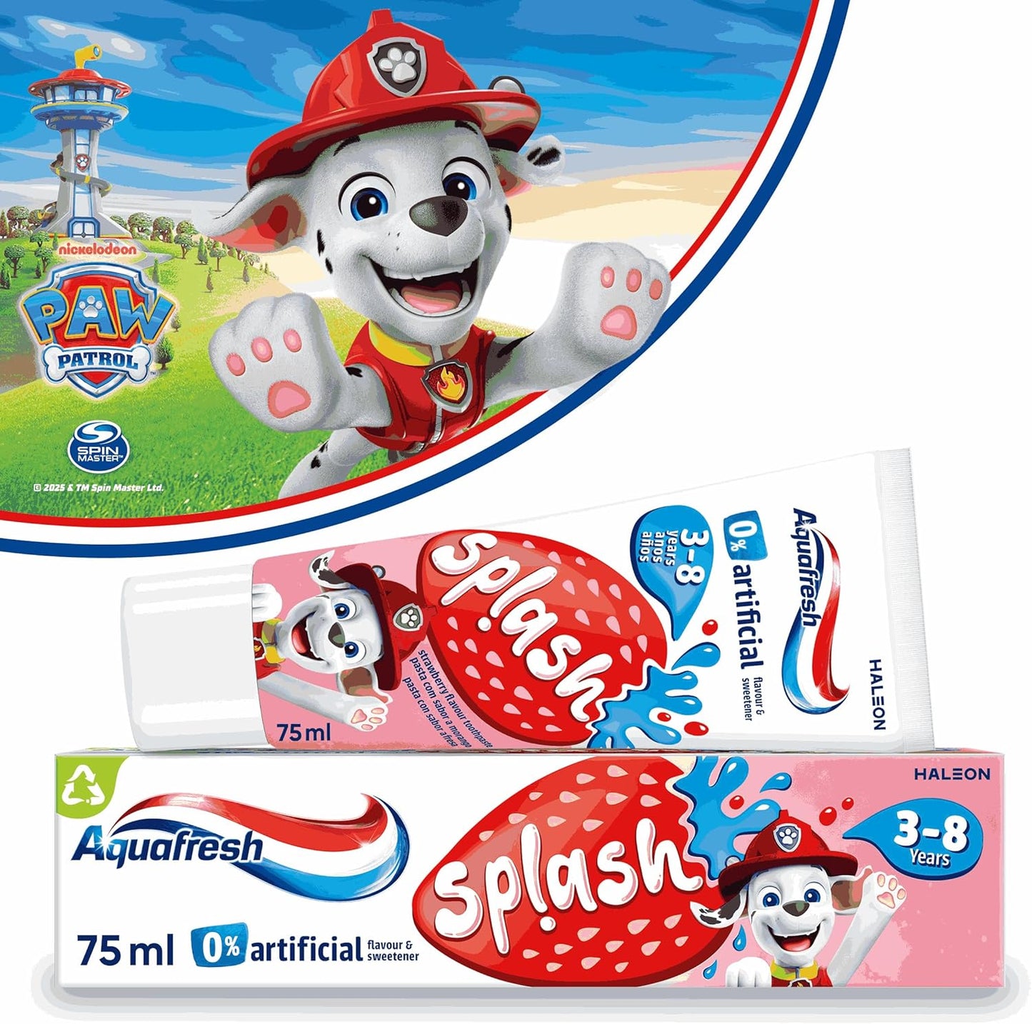 Aquafresh Kids Splash Strawberry Toothpaste 75 ml – Image 2