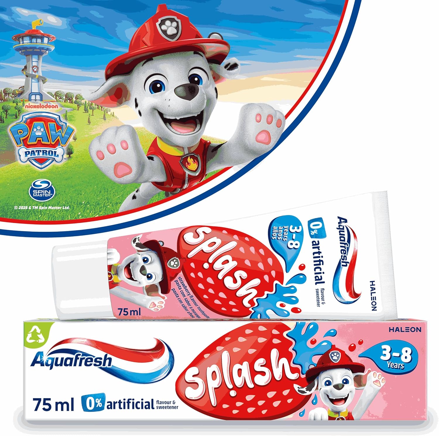 Aquafresh Kids Splash Strawberry Toothpaste 75 ml – Image 2