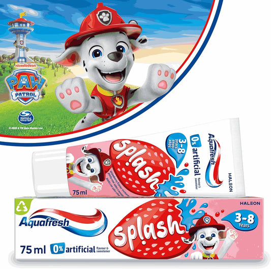 Aquafresh Kids Splash Strawberry Toothpaste 75 ml – Image 2