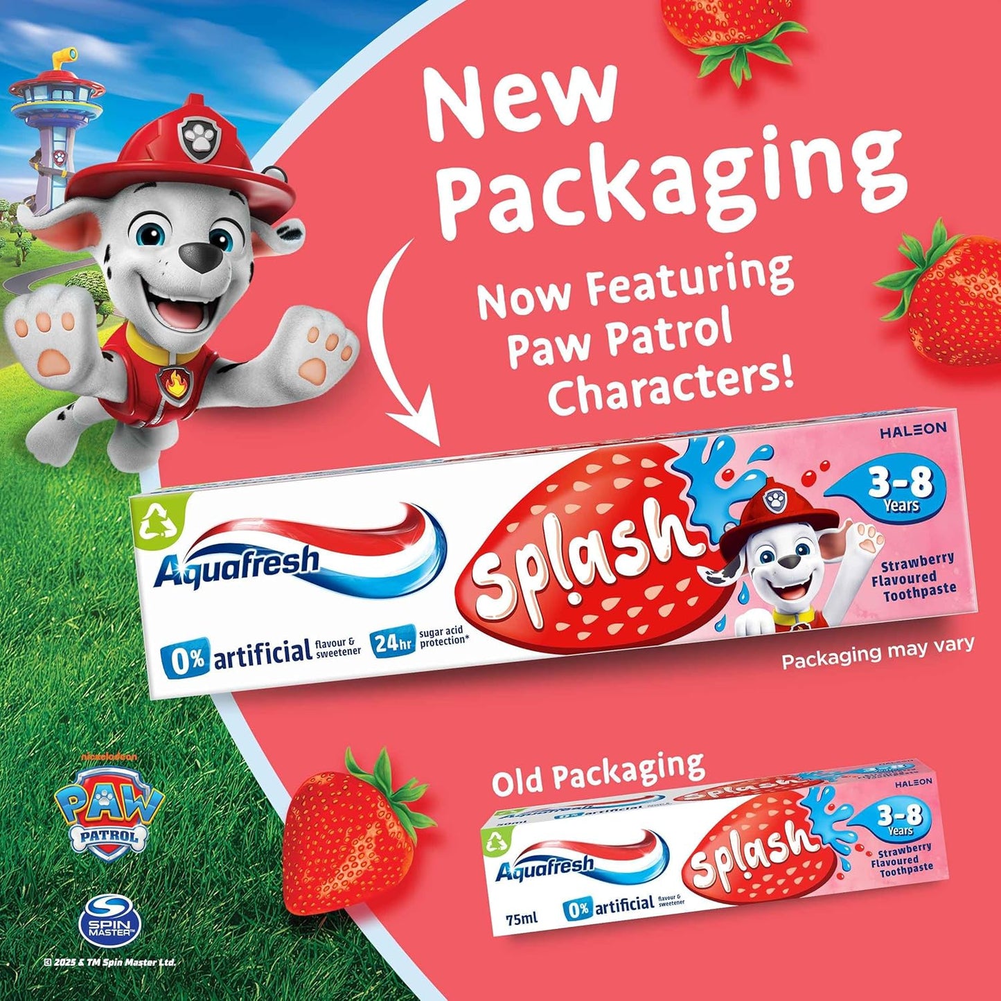 Aquafresh Kids Splash Strawberry Toothpaste 75 ml – Image 4