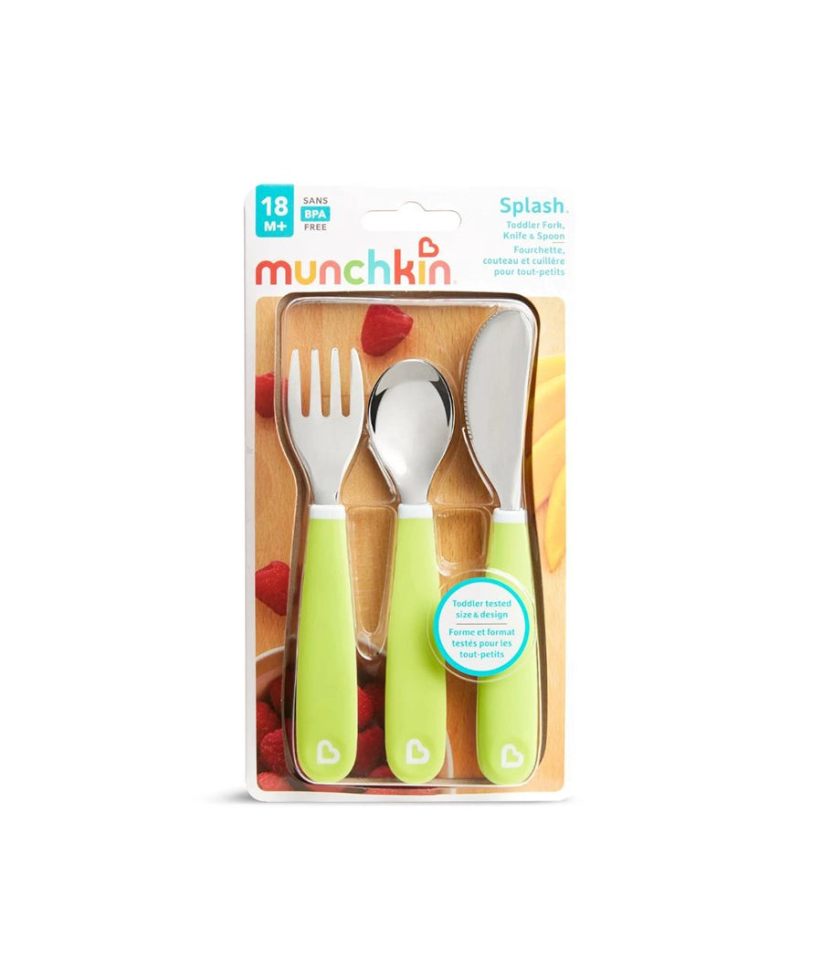 Munchkin Splash Toddler Cutlery Set( Green)