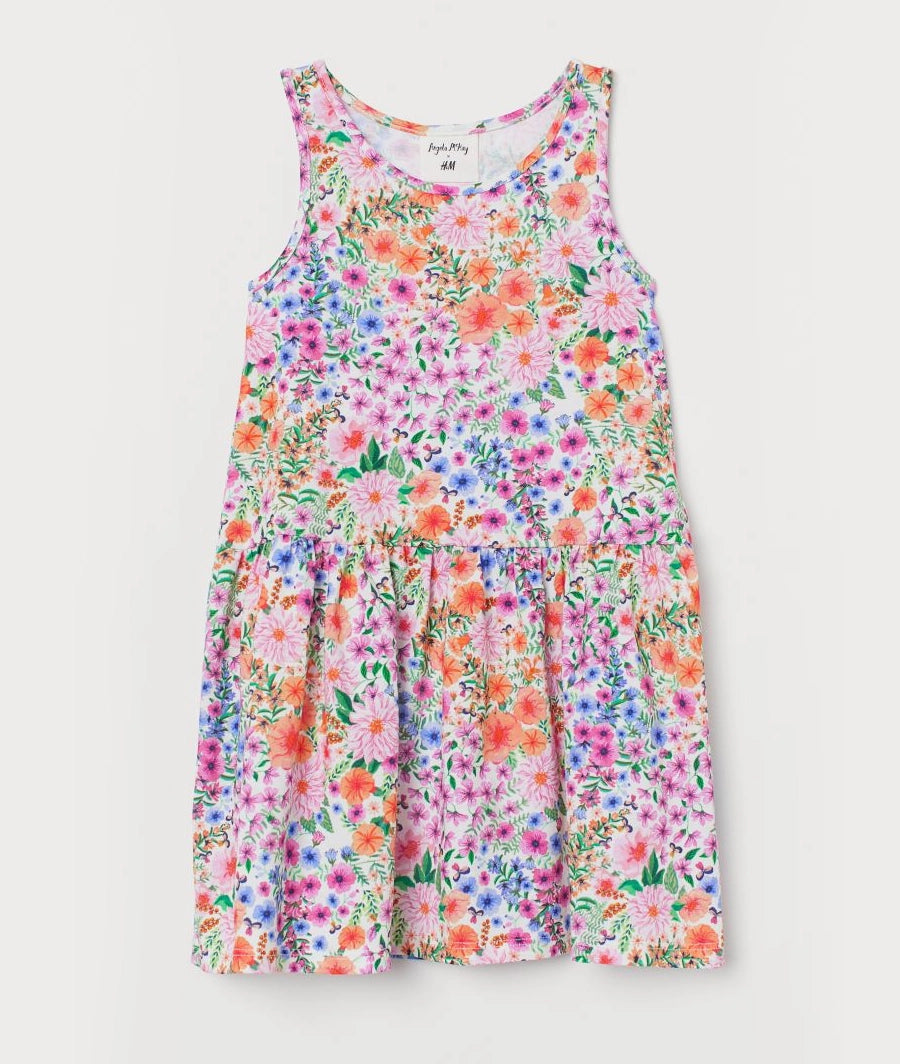 Floral cotton dress