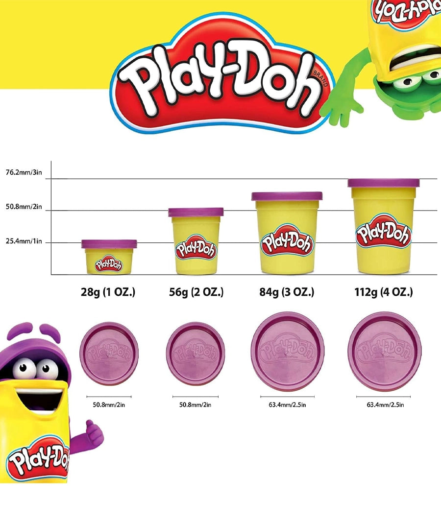 Play-Doh 8-Pack Rainbow Non-Toxic Modeling Compound with 8 Colors – Image 3
