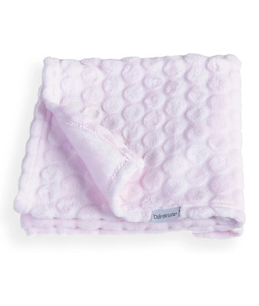 Marshmallow Soft Baby Pram Blanket 90 x 70 cm (Pink)