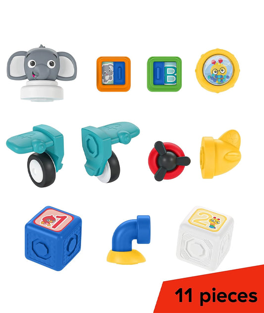 Baby Einstein, Connectables Dive &amp; Soar Magnetic 11-Piece Activity Blocks Age 6 Months and up – Image 2