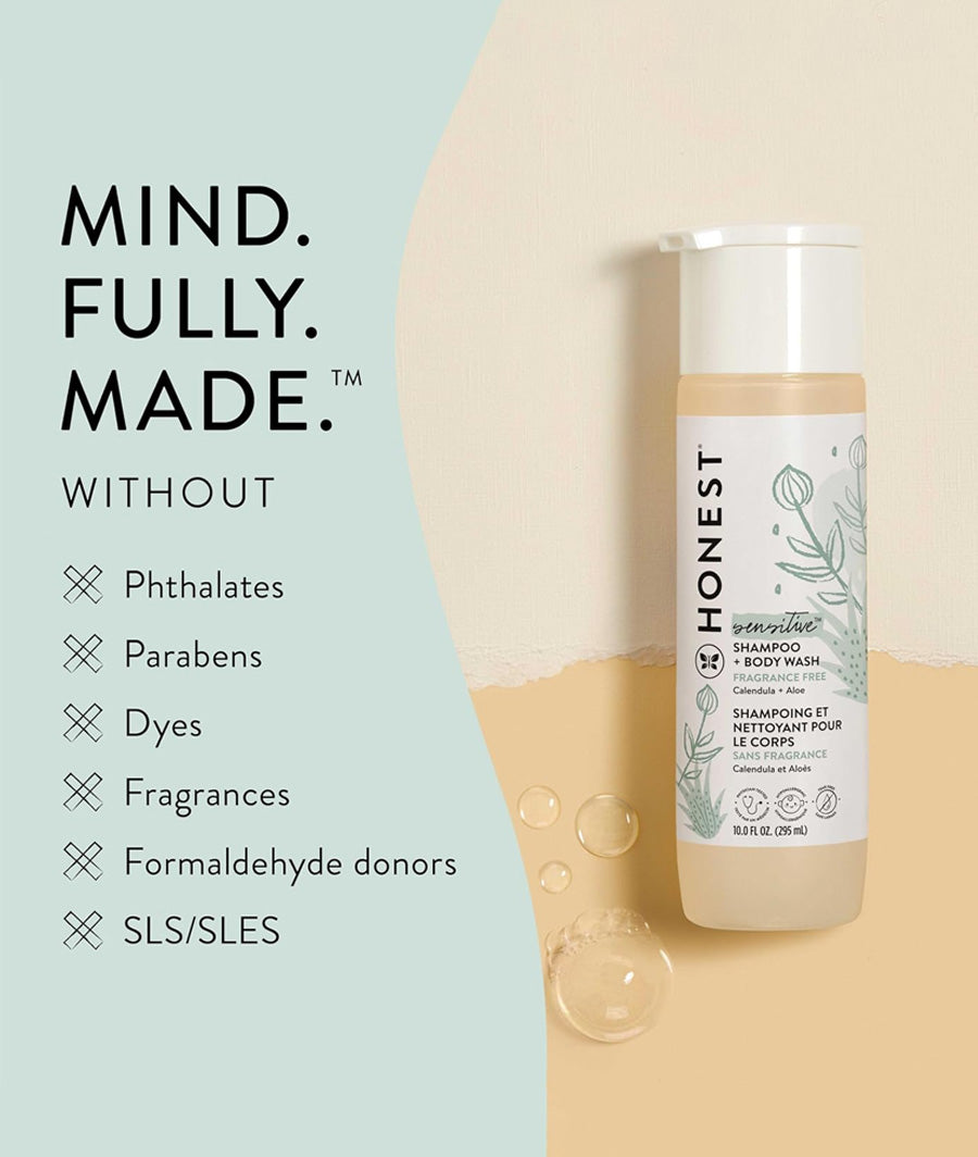 The Honest Company 2-in-1 Cleansing Shampoo + Body Wash 10 fl oz/295 ml – Image 3