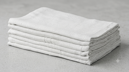 CUDDLES MUSLIN SQUARES X 6 GREY