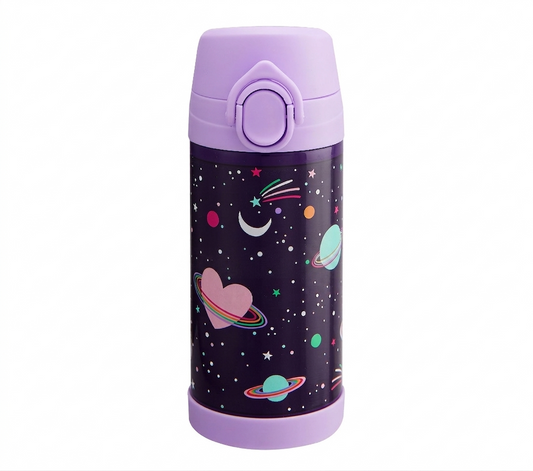 Rainbow Heart Galaxy Glow-in-the-Dark Mackenzie Water Bottle