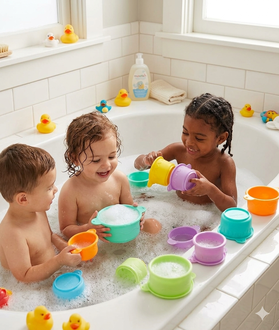 Munchkin Connect-A-Cup Bath Toy