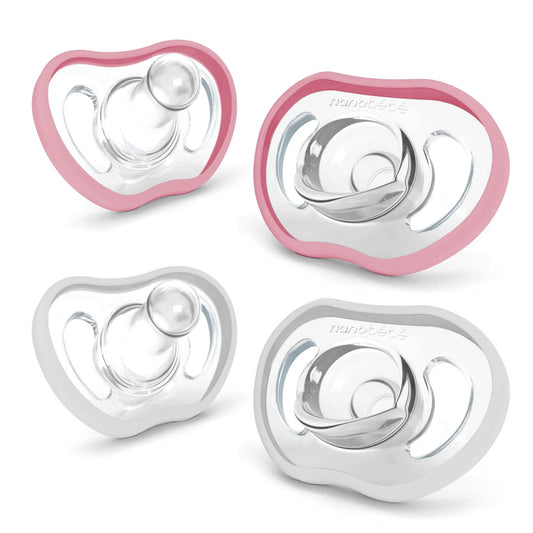 Nanobebe Baby Soothers 4 pack  (4 month+)