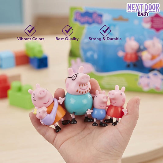 PEPPA PIG Family of 5 with Baby Evie