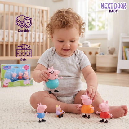 PEPPA PIG Family of 5 with Baby Evie