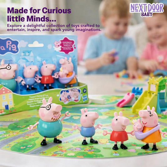 PEPPA PIG Family of 5 with Baby Evie
