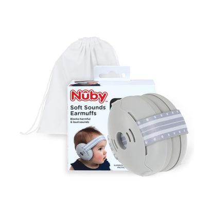 Nuby SOFT SOUNDS - Adjustable baby earmuffs