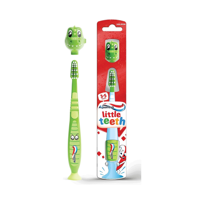 Aquafresh Little Teeth Kids Toothbrush, Soft Bristles, Ages 3-5 year (Design may vary)
