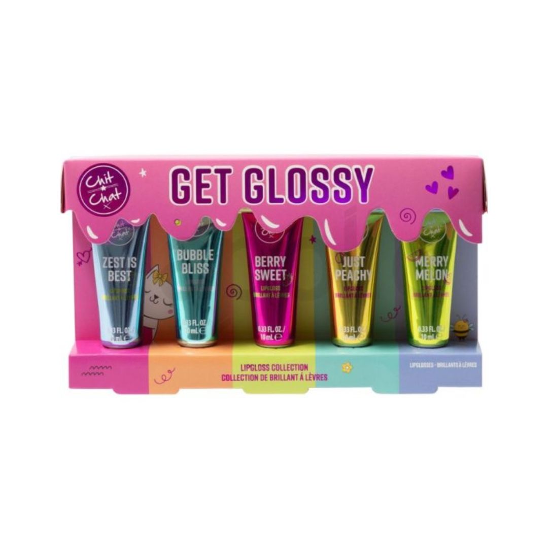 Get Glossy Lip Gloss Collection 5pcs Gift Set