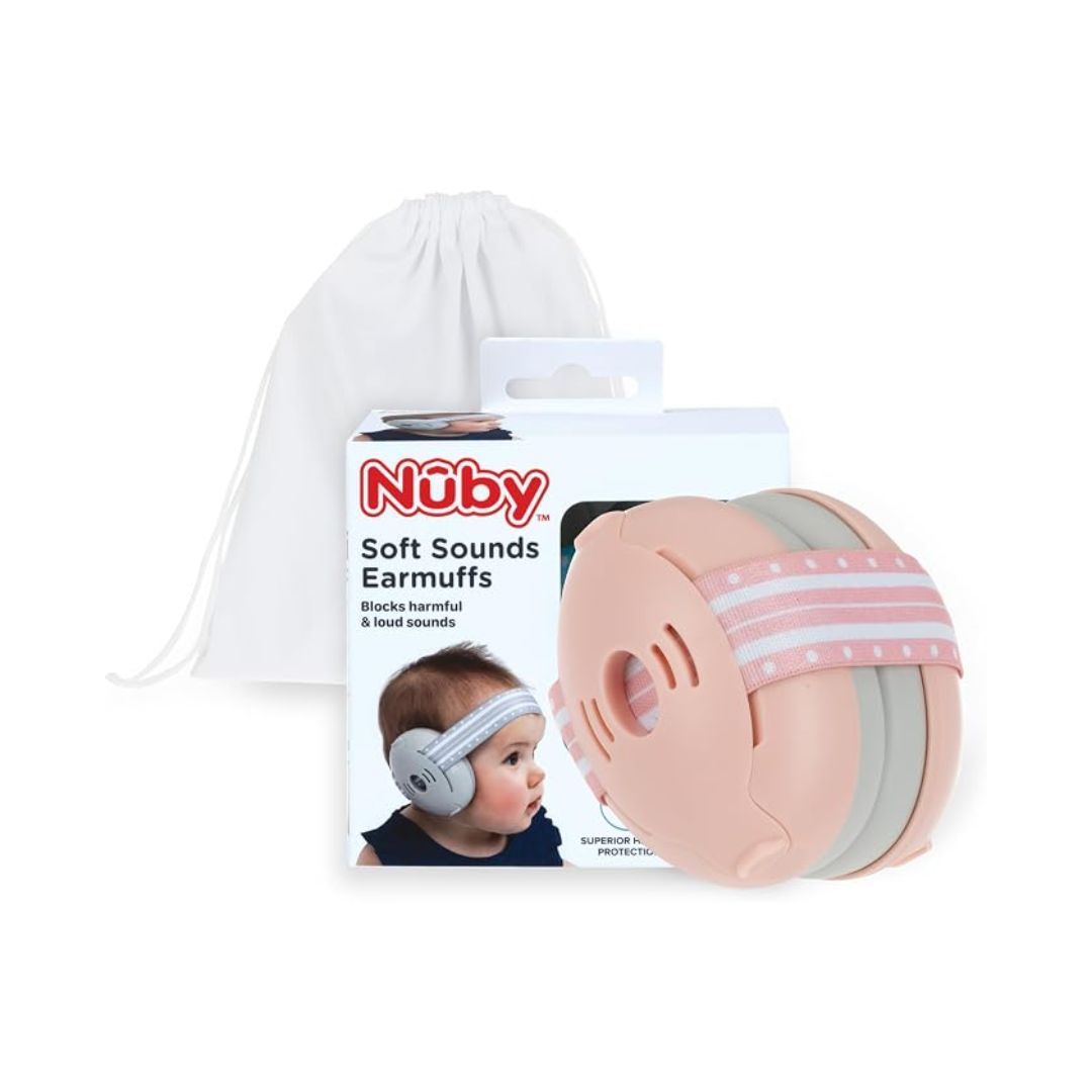 Nuby SOFT SOUNDS - Adjustable baby earmuffs