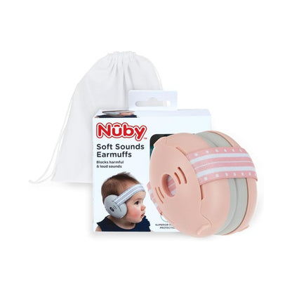 Nuby SOFT SOUNDS - Adjustable baby earmuffs