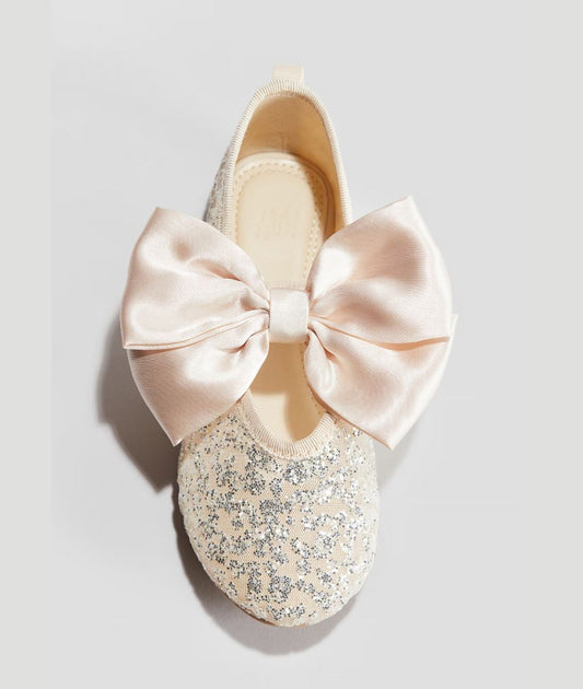 Bow-detail ballet pumps (UK 13/7-9years old) – Image 2
