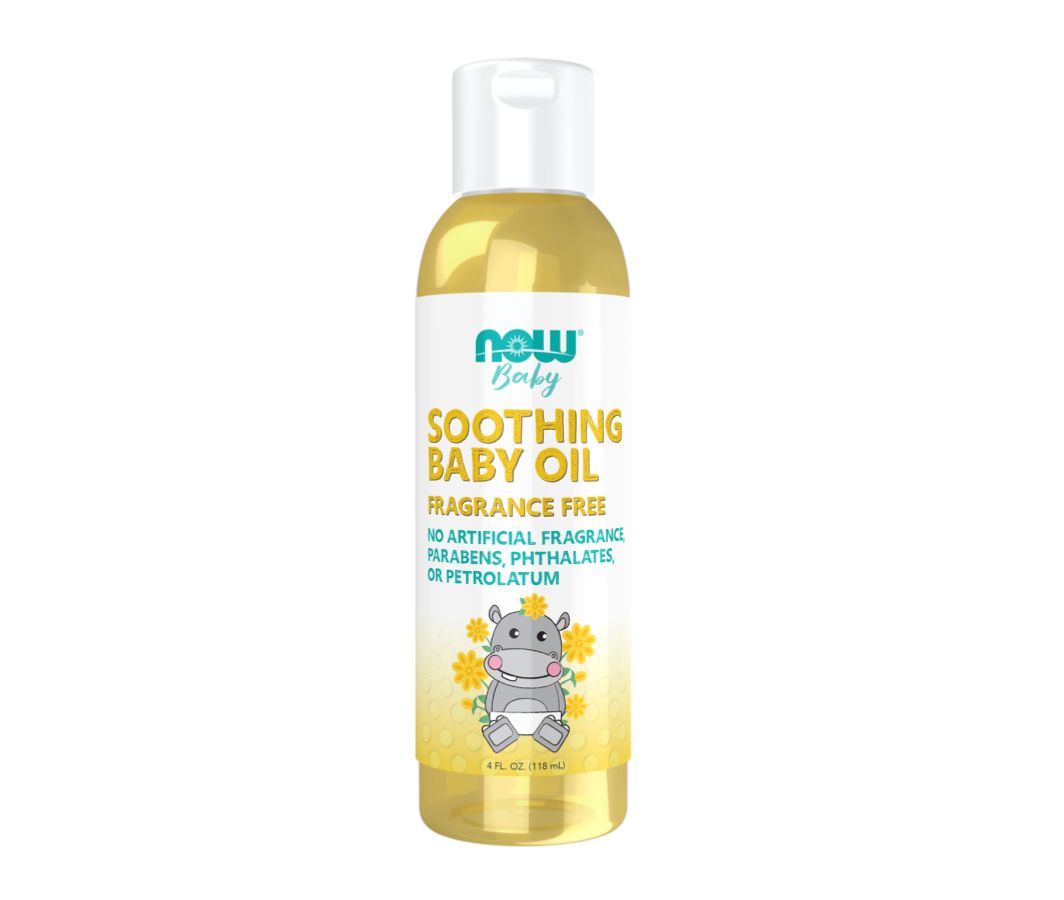 Soothing Baby Oil, Fragrance Free