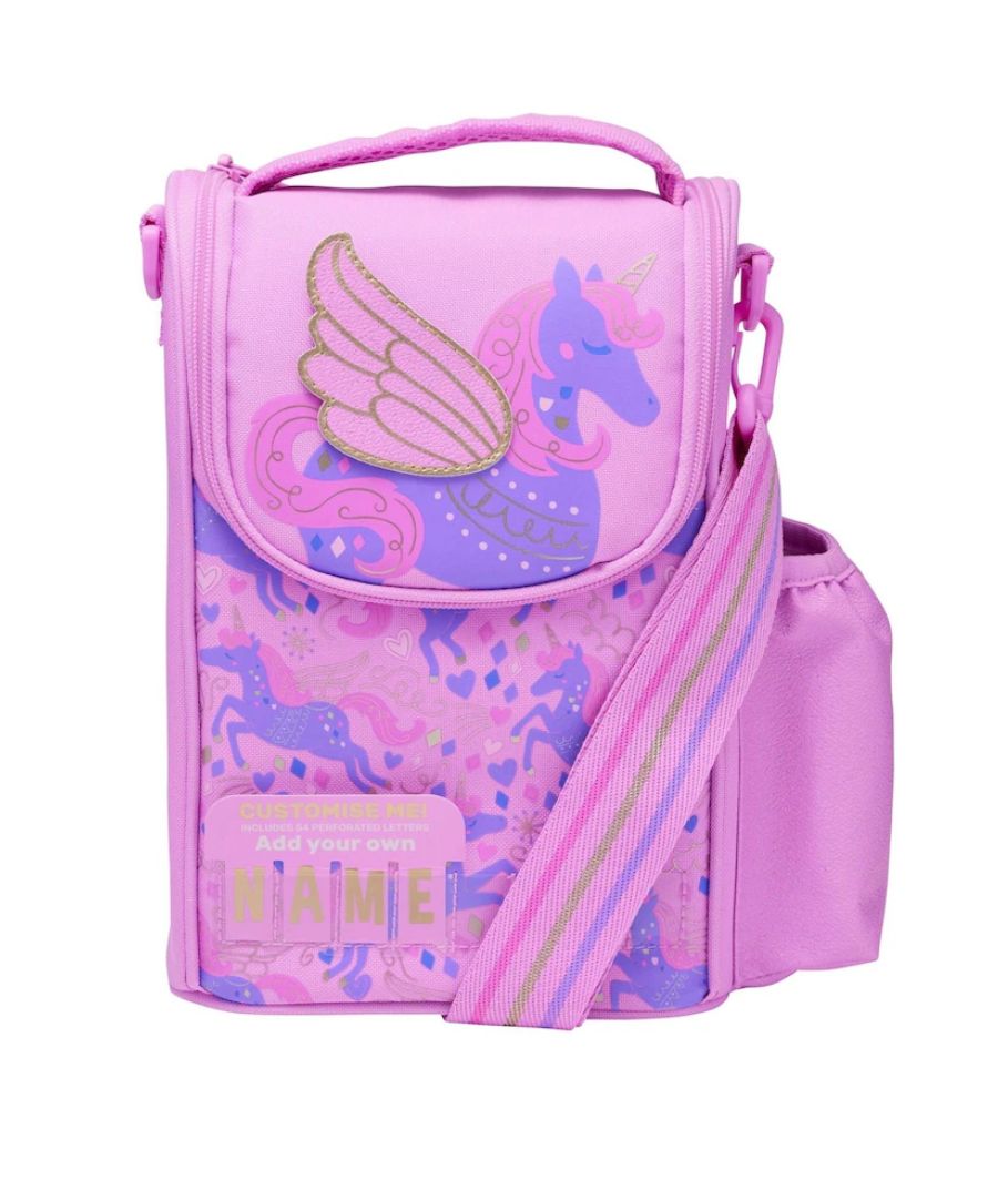 Smiggle Pink Adventurous Junior ID Lunchbox With Strap