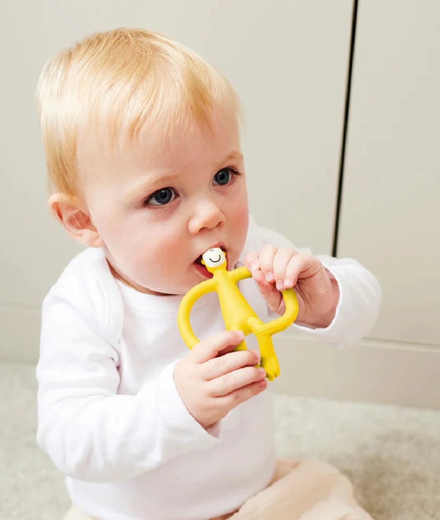 Matchstick Monkey Original Teething Toy - Yellow – Image 4