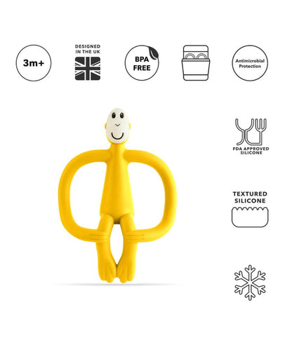 Matchstick Monkey Original Teething Toy - Yellow – Image 3