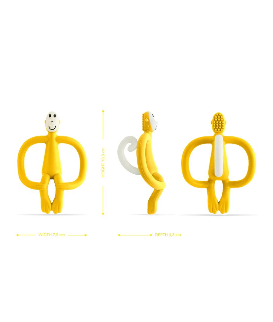 Matchstick Monkey Original Teething Toy - Yellow – Image 2