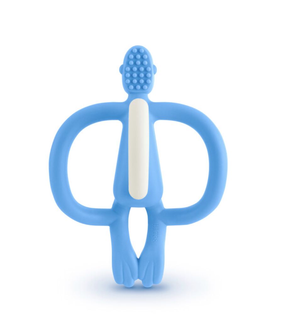 Matchstick Monkey Original Teething Toy - blue – Image 3