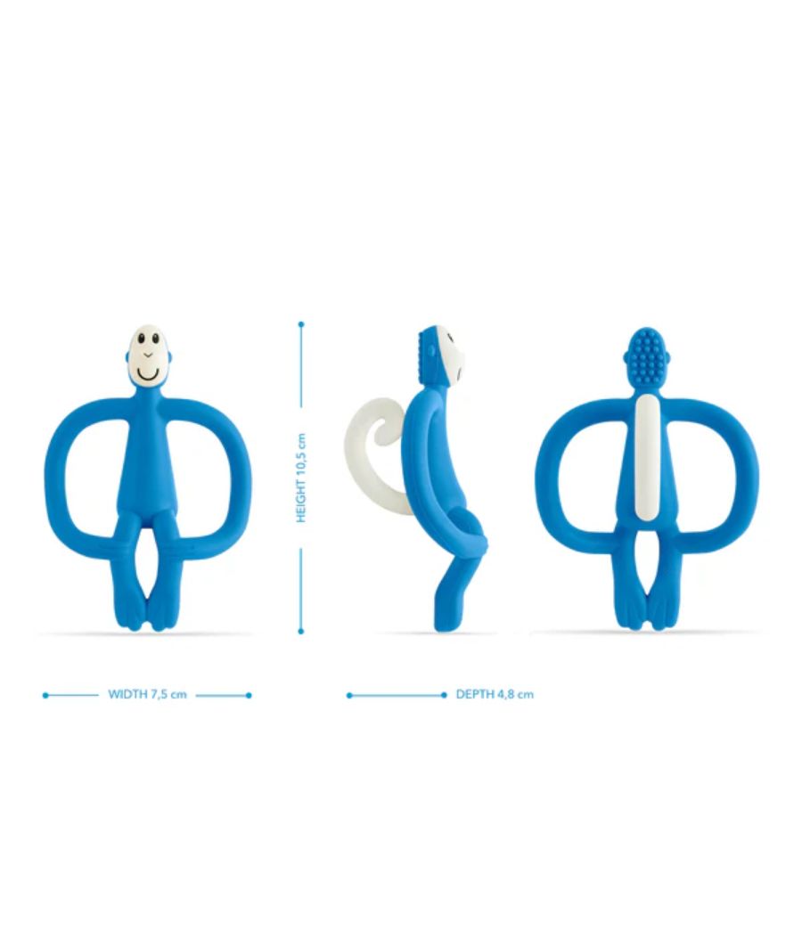Matchstick Monkey Original Teething Toy - blue – Image 2