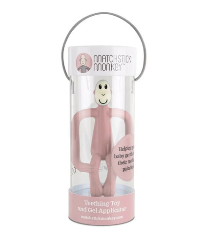 Matchstick Monkey Original Teething Toy - pink – Image 2