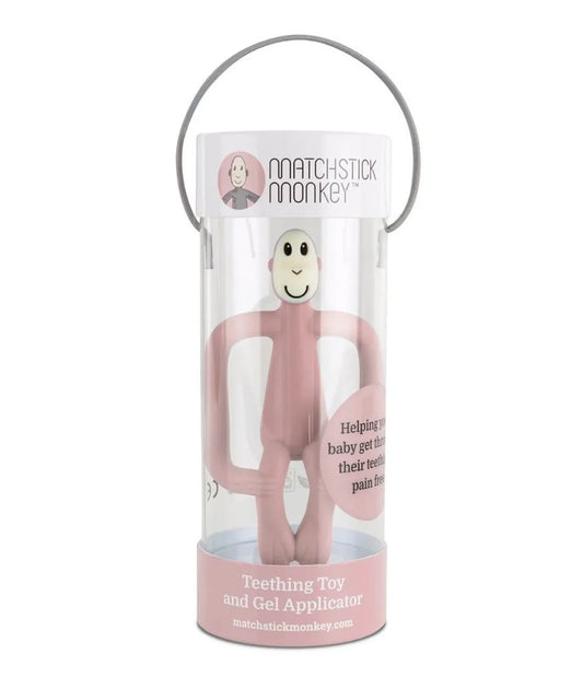 Matchstick Monkey Original Teething Toy - pink – Image 2